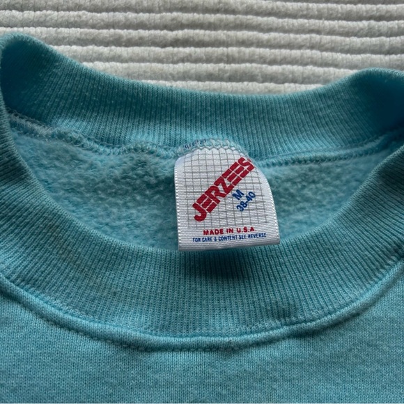 Vintage 80s Angoon Alaska Souvenir Sweatshirt medium jerzees - Picture 5 of 10